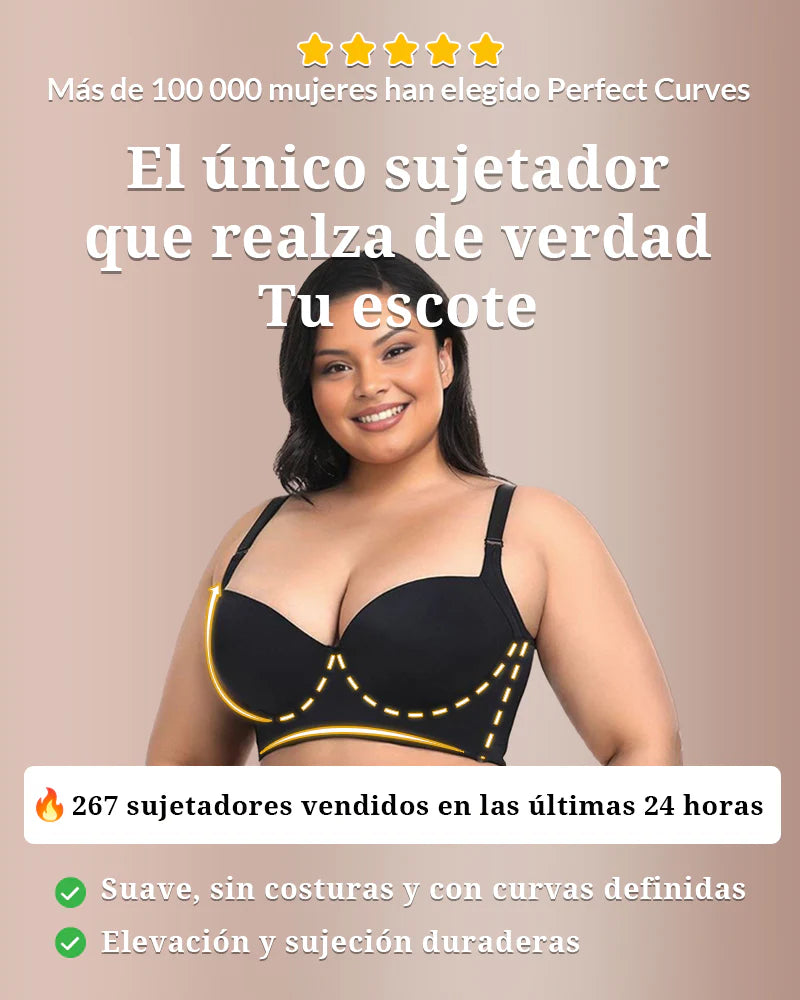Sostén Push Up Premium sin Aros que Moldea y Realza