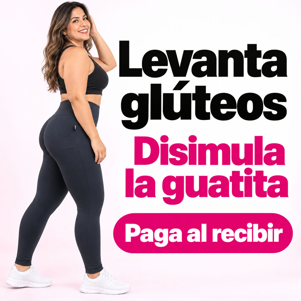 Calza push up que levanta glúteos y disimula la guatita